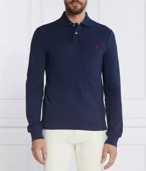 Рубашка поло Slim fit Polo Ralph Lauren, синий