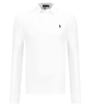 Рубашка поло Slim fit Polo Ralph Lauren, белый