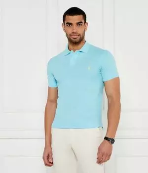 Рубашка поло Slim fit Polo Ralph Lauren, синий