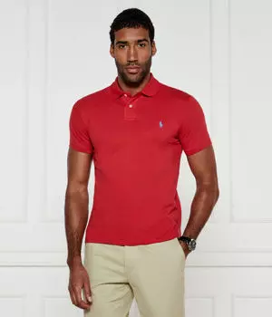 Рубашка поло Slim fit Polo Ralph Lauren, красный