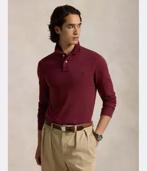 Рубашка поло Slim fit Polo Ralph Lauren, красный