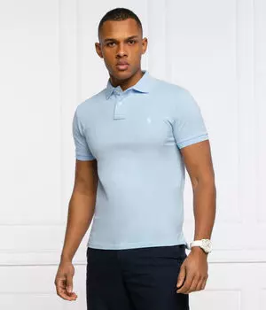 Рубашка поло Slim fit Polo Ralph Lauren, синий