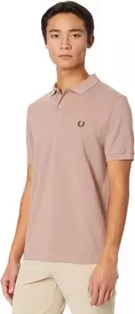 Рубашка-поло Slim Fit Solid Plain Polo Fred Perry, темно-розовый