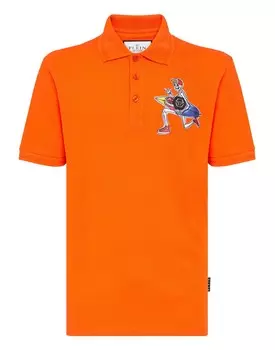 Рубашка-поло Slim Fit SS Hawaii Philipp Plein, оранжевый