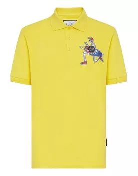 Рубашка-поло Slim Fit SS Hawaii Philipp Plein, желтый