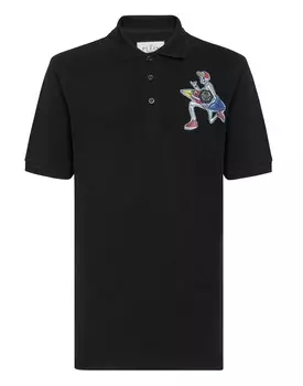 Рубашка-поло Slim Fit SS Hawaii Philipp Plein, черный