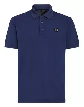 Рубашка-поло Slim Fit SS Philipp Plein, цвет Middle Blue