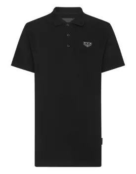 Рубашка-поло Slim Fit SS Philipp Plein, черный