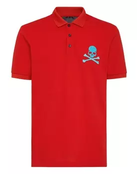 Рубашка-поло Slim Fit SS Philipp Plein, красный