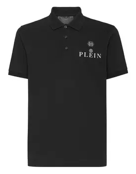 Рубашка-поло Slim Fit SS Philipp Plein, цвет Black / White