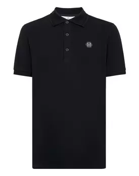 Рубашка-поло Slim Fit SS Snake Philipp Plein, черный