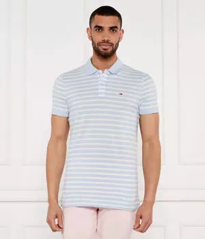 Рубашка поло Slim fit Tommy Jeans, синий