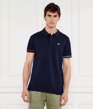 Рубашка поло Slim fit Tommy Jeans, синий