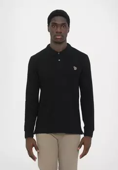 Рубашка поло SLIM FIT ZEBRA - Long sleeved top PS Paul Smith, черный
