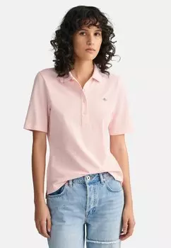 Рубашка-поло Slim Shield GANT, блекло-розовый
