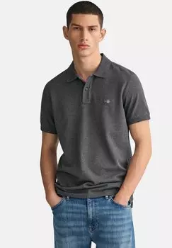 Рубашка поло SLIM SHIELD GANT, темно-серый