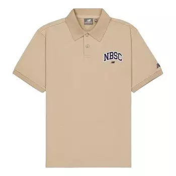 Рубашка поло small nbsc polo shirt 'tan' New Balance, бежевый