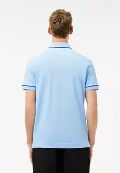 Рубашка поло SMART PARIS EN STRETCH CON RIBETE A CONTRASTE Lacoste, синий