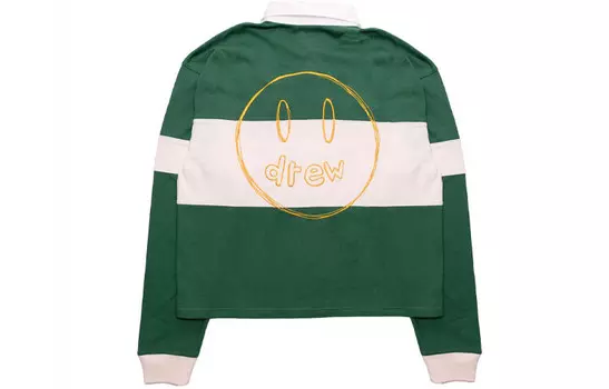 Рубашка поло Smiley Collection унисекс, цвет лесной зеленый Drew House, зеленый