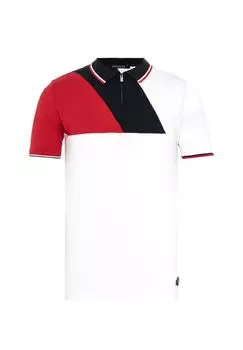 Рубашка-поло современного трикотажного дизайна CIPO & BAXX, белый