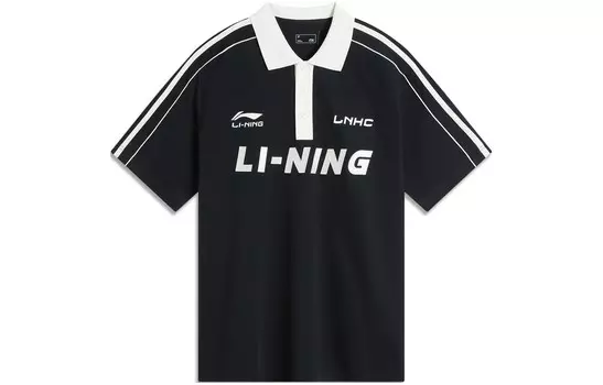 Рубашка поло Sports Life Collection для мужчин, черная Lining, черный