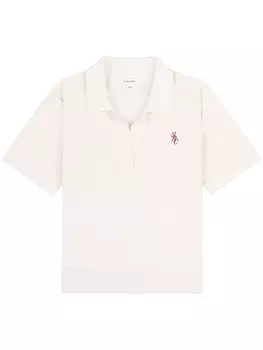 Рубашка поло SRC Velour Sporty & Rich, белый
