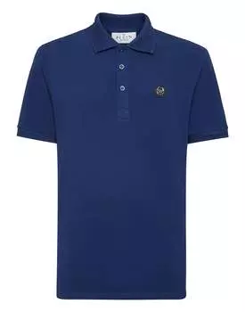 Рубашка поло SS Gothic Plein PHILIPP PLEIN, темно-синий