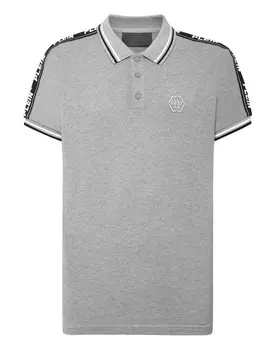 Рубашка-поло СС Philipp Plein, серый