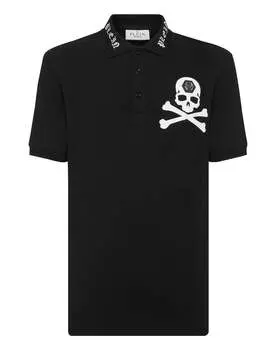 Рубашка поло SS Skull&Bones PHILIPP PLEIN, черный