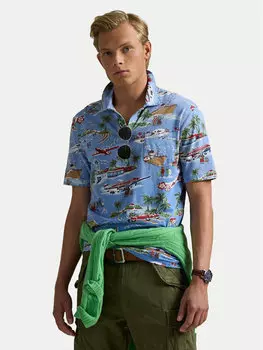 Рубашка поло стандартного кроя 710966450001 Polo Ralph Lauren, синий