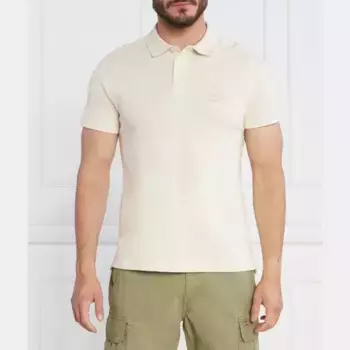 Рубашка поло стандартного кроя Aeronautica Militare, бежевый