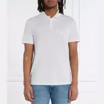 Рубашка поло стандартного кроя Armani Exchange, белый