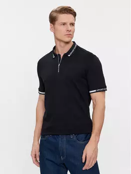 Рубашка поло стандартного кроя Armani Exchange, синий