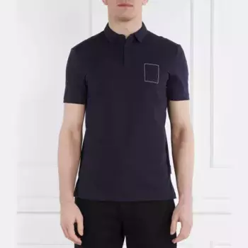 Рубашка поло стандартного кроя Armani Exchange, синий