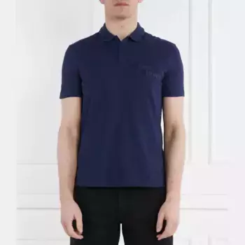 Рубашка поло стандартного кроя Armani Exchange, синий