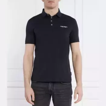 Рубашка поло стандартного кроя Armani Exchange, синий