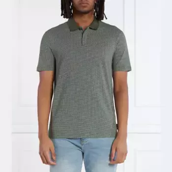 Рубашка поло стандартного кроя Armani Exchange, зеленый