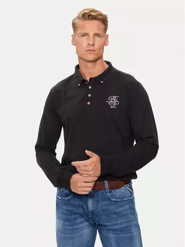 Рубашка поло стандартного кроя Brave Soul, черный