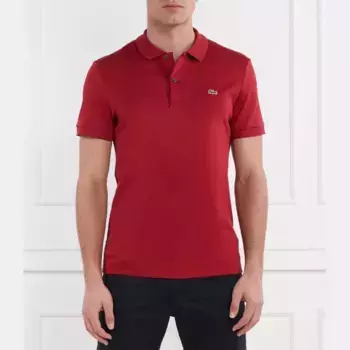 Рубашка-Поло стандартного кроя досада Lacoste, бургунди