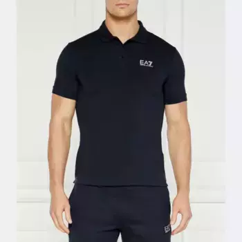 Рубашка поло стандартного кроя Ea7, синий