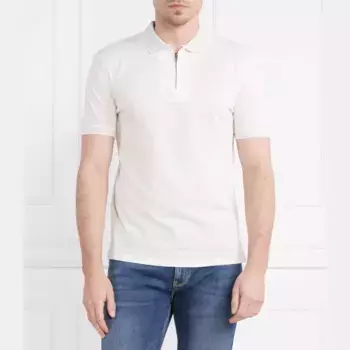 Рубашка поло стандартного кроя Emporio Armani, белый