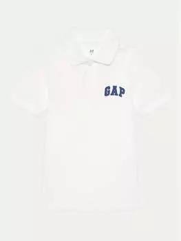 Рубашка поло стандартного кроя Gap, белый