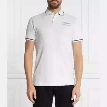 Рубашка поло стандартного кроя Hackett London, белый