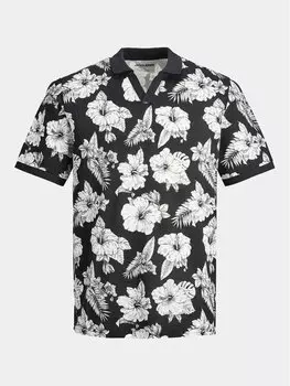 Рубашка поло стандартного кроя Jack&Jones, черный
