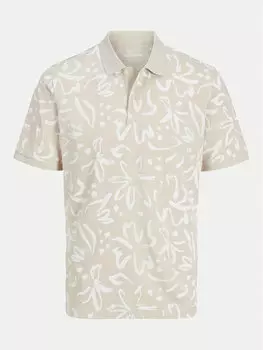Рубашка поло стандартного кроя Jeff 12269236 Jack&Jones, бежевый