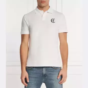 Рубашка поло стандартного кроя Just Cavalli, белый