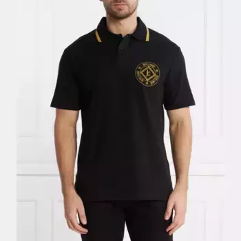 Рубашка поло стандартного кроя Just Cavalli, черный