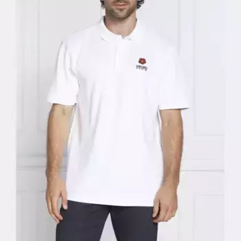 Рубашка поло стандартного кроя Kenzo, белый