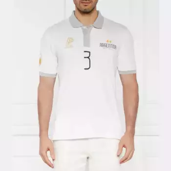 Рубашка-Поло стандартного кроя La Martina, белый