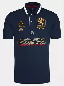 Рубашка поло стандартного кроя La Martina, синий